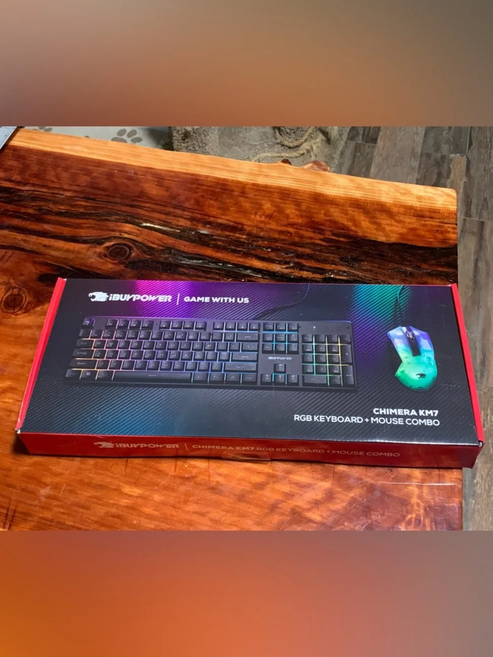 iBUYPOWER Chimera KM7 RGB Keyboard + Mouse Combo - Black with RGB